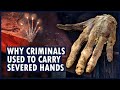 How this "Hand of Glory" was used to rob people. | THE WHITBY HAND OF GLORY