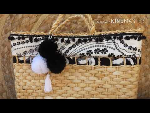 Nina bolsas - bolsa de palha customizada