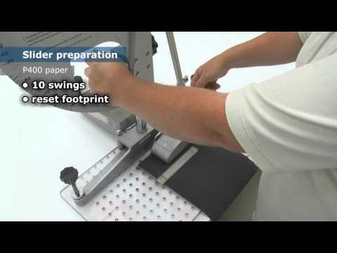 UKSRG Pendulum Test Method for Shod Pedestrians (Laboratory)