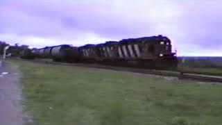 CN Train in Goderich, Ontario Circa 1991