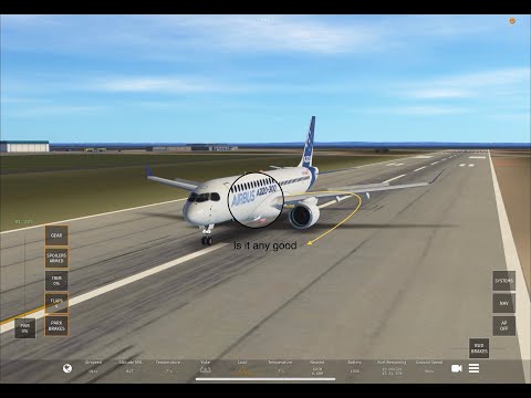 A220-300 from infinite flight simulator review