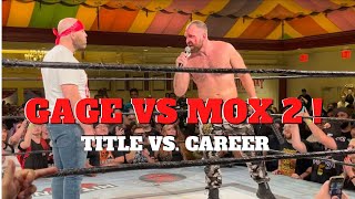 GCW CHAMPION JON MOXLEY CALLS OUT NICK GAGE AT GCW HOMECOMING