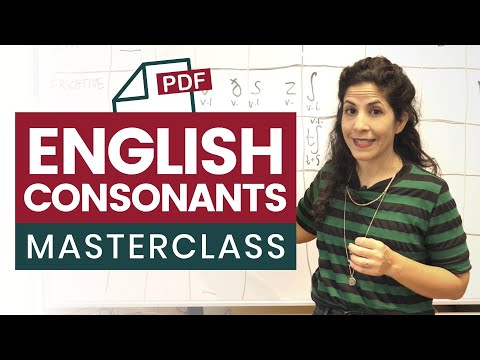 English Consonants Masterclass: Learn to pronounce ANY consonant in English [IPA chart explained]