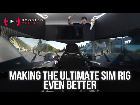 MAKING THE ULTIMATE SIM RIG EVEN BETTER! - Boosted Media's New Studio - Part 2