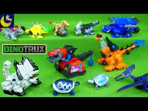 LOTS of NEW Dinotrux Toys Supercharged Ty Rux Skya Ton Ton Playset Best Dinosaur Toy Videos for Kids