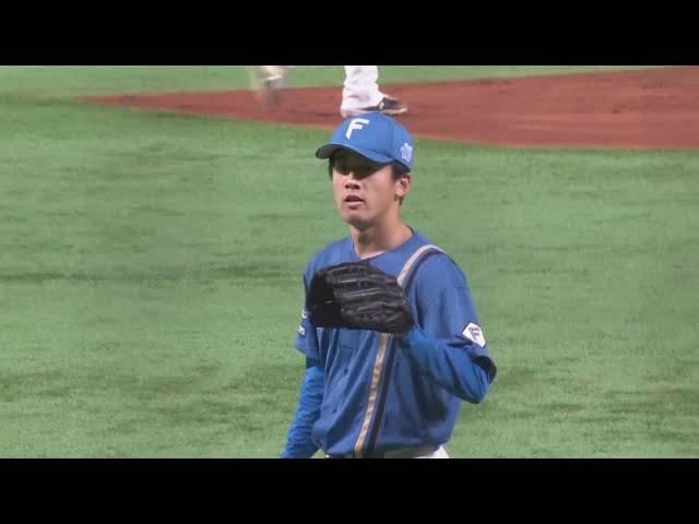【1回裏】堂々たる投球!! 開幕を任されたファイターズ・北山亘基 プロ初三振を奪う!! 2022年3月25日 福岡ソフトバンクホークス 対 北海道日本ハムファイターズ