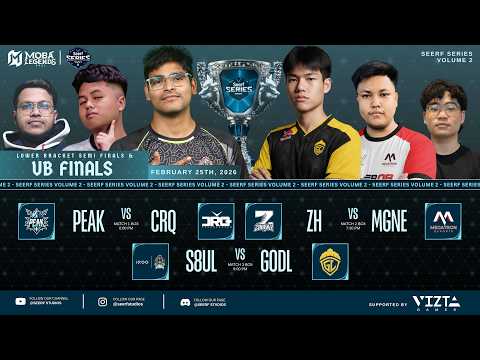 SEERF SERIES VOL. 2|| ML 5v5 ||LOWER BRACKET SF|| UPPER BRACKET FINALS ||FT @S8ULGG @GodLikeEsportss