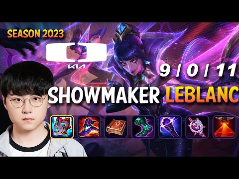 DK Showmaker LEBLANC vs Nemesis ORIANNA Mid - Patch 13.19 KR Ranked