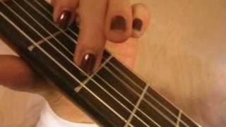 Hänschen klein (Kinderlied) guitar lesson with lyrics