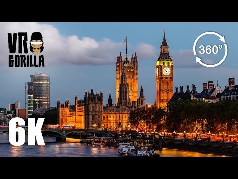 A London City Guided Tour - 6K 360 VR Video (Teaser)