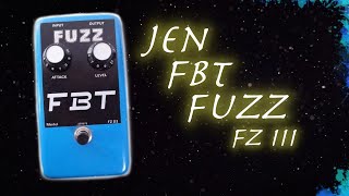 Video thumbnail for 1970's JEN FBT FUZZ FZ III by Pedal Sessions
