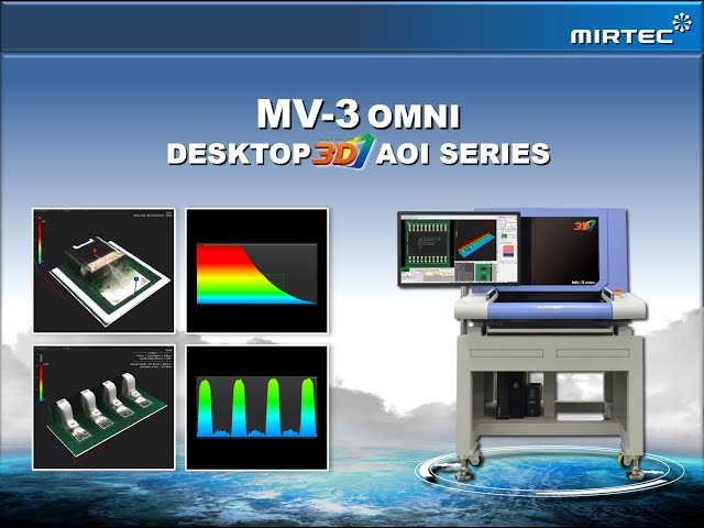 MIRTEC MV-3 OMNI Desktop 3D AOI Series Presentation