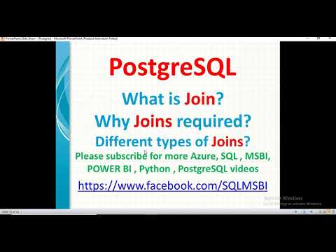 PostgreSQL Tutorials | Different Types of joins in postgresql | sql join types