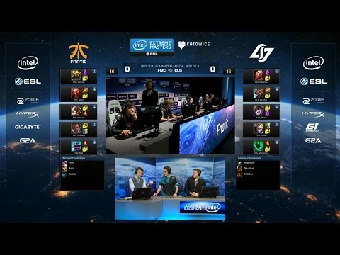 CLG vs FNC Highlights Game 1 - COUNTER LOGIC GAMING vs FNATIC - IEM KATOWICE 2016 Gr B Elimination
