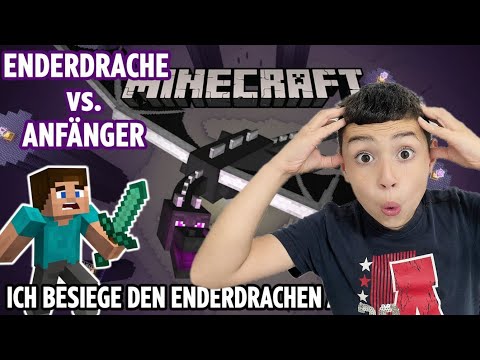 Enderdrache vs. Anfänger - Ich besiege den Enderdrachen als ANFÄNGER 