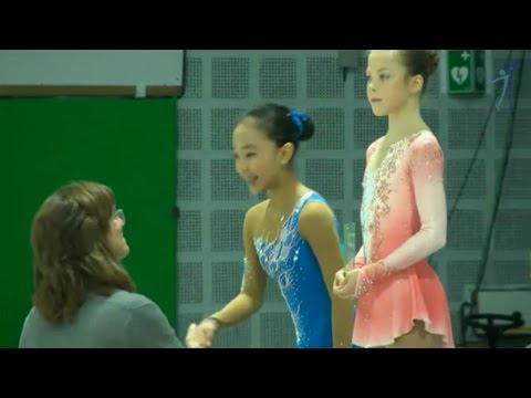 2016 NRW Trophy Advanced Novice Girls Victory Ceremony