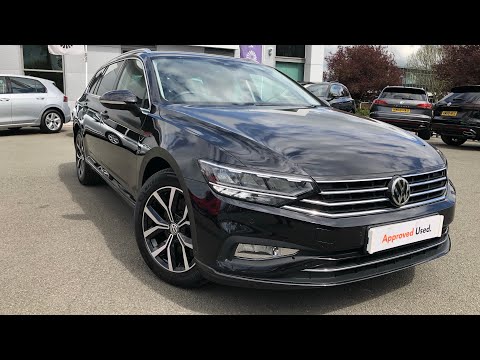 Approved Used Volkswagen Passat Estate SEL 1.5TSI DSG in Deep Black - GJ20CFD