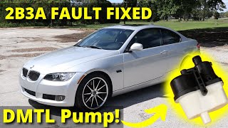 How To: Replace E90/E92 DMTL Pump (Fault Code 2B3A FIXED)