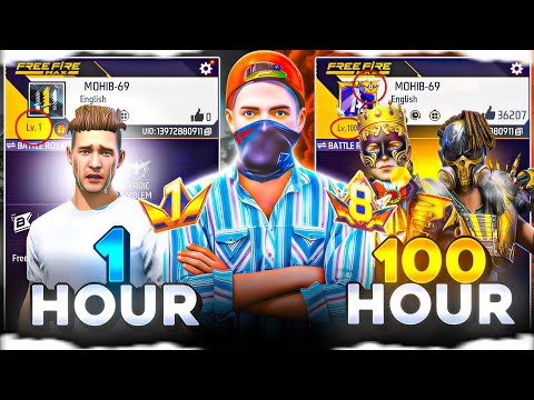 I SPEND 100 HOURS in FREE FIRE for this CHALLENGE -MOHIB 69