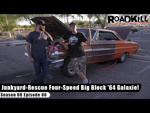 Junkyard-Rescue Four-Speed Big Block '64 Galaxie! - Roadkill S08E06 - Reality Car TV Show