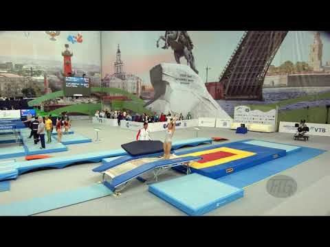 FENG Baoyi (CHN) - 2018 Trampoline Worlds, St. Petersburg (RUS) - Qualification Double Mini R2