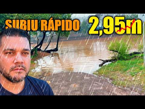 RIO DOS SINOS SUBIU 1,6m em 2 dias - Veja os níveis! Fortes chuvas no Rio grande do Sul