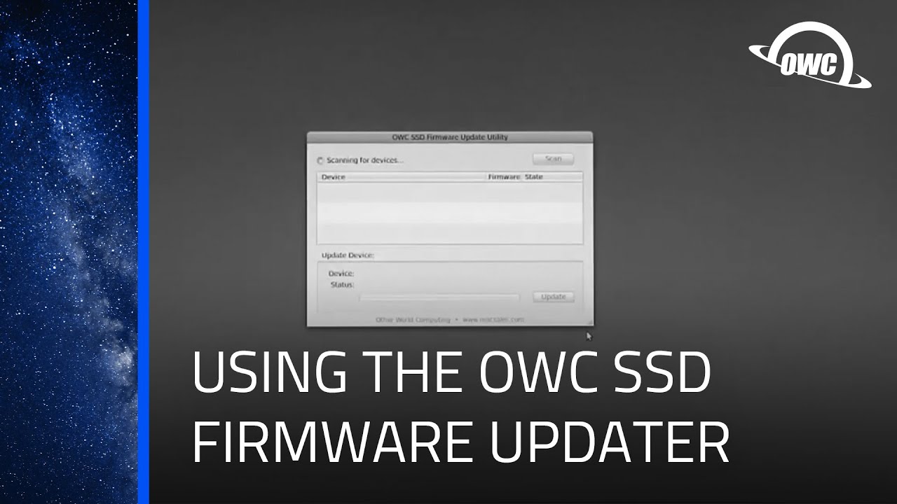 OWC Solid State Drive Firmware Update