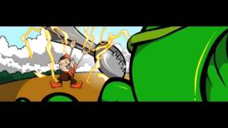 New York Giants vs Cleveland Browns mascot battle