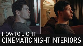 How To Light Cinematic Interior Shots - With 3 Lights