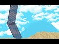 I Hit A 2000 Story Skyscraper With A Tsunami And Broke The World Floating Sandbox
