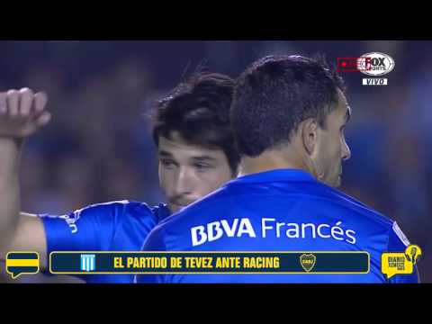 Así jugó Tevez vs Racing (Copa Libertadores)