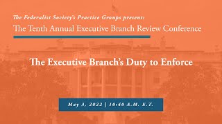 Click to play: Breakout Panel: The Executive Branch's Duty to Enforce