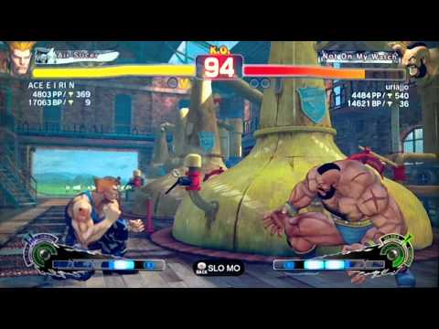 SSF4 AE:2012 ACE E I RI N (Guile) vs uriajjo (Zangief)