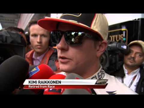 Kimi Räikkönen Interview after Belgian GP 2013
