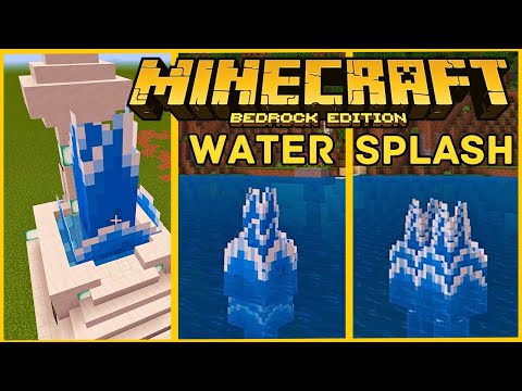 elite redstone - Water Splash Addon In Minecraft Bedrock 1.20+ #minecraft