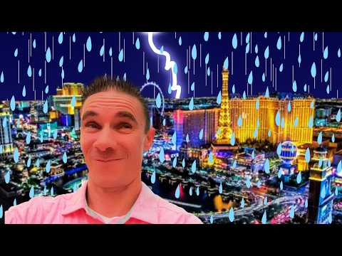 🔴Las Vegas LIVE - Stormy Wet Monday on the Las Vegas Strip☔