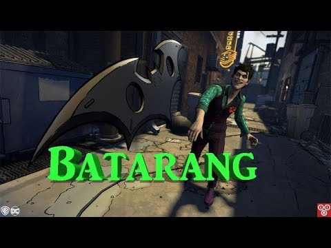 Batman Teachers Joker How to Throw The Batarang - Batman Episode 3 Fractured Mask