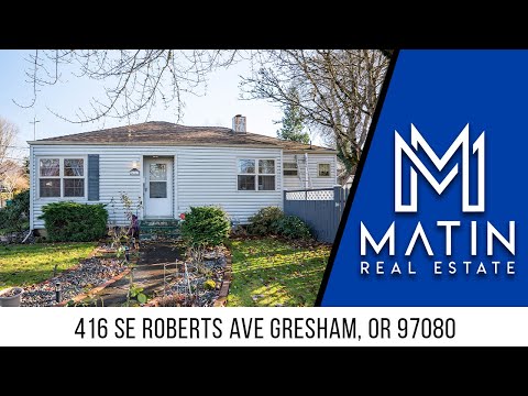 Great Location for Sale in Gresham | 416 SE Roberts Ave Gresham, OR 97080