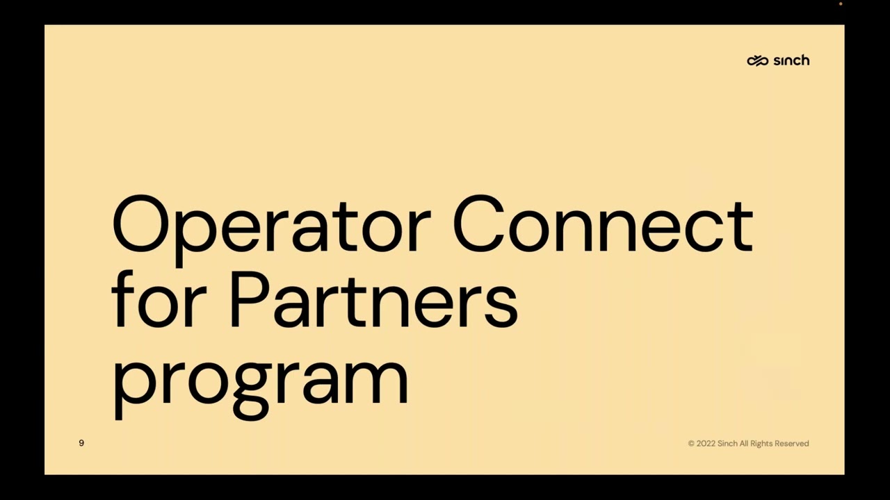Operator Connect for Partners Webinar