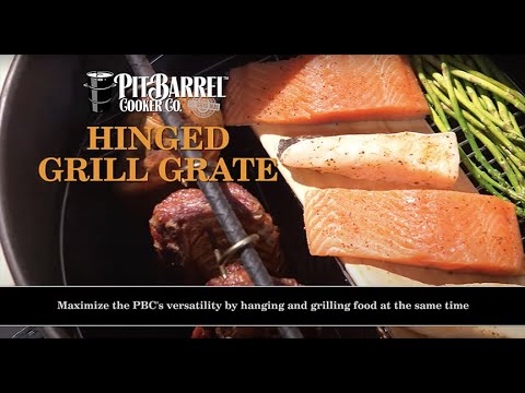 The Pit Barrel Cooker Hinged Grill Grate