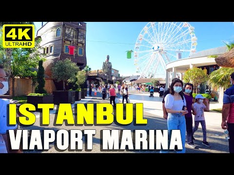 ISTANBUL WALK TOUR  🇹🇷  VIAPORT MARINA TUZLA  | 4K  60FPS UHD | TURKEY 2021