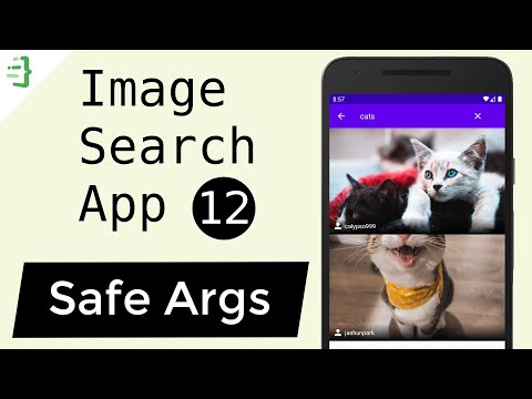 Implementing the DetailsFragment MVVM Image Search App with Architecture Components Retrofit 12