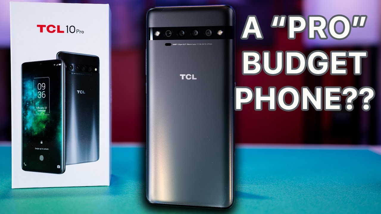 TCL 10 pro unboxing What the iPhone SE isn't?