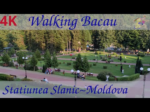 Walking ~ Slanic Moldova ~ Bacau ~🇷🇴Romania ~ 4k60fps