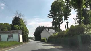 preview picture of video 'Driving Along Rue de Rostrenen, Maël-Carhaix, Côtes-d'Armor, Brittany, France 21st May 2012'