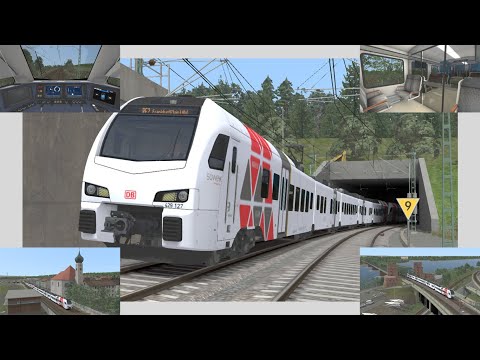 Train Simulator 2022 | Frankfurt to Koblenz - Stadler FLIRT 3 - RE2 Bingen to Frankfurt