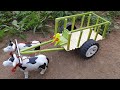 How To Make Bullock Cart DIY Woodworking Ideas Making Cow Bullock Cart From Wooden Sticks Cow