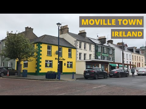 Exploring MOVILLE TOWN in IRELAND