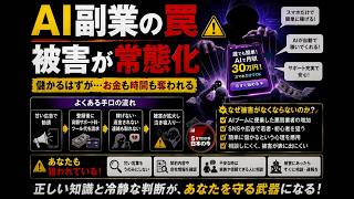 【AI副業詐欺の進化】2024→2025で何が変わった？被害73倍から“常態化”へ｜詐欺の構造を5分で整理