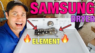 Samsung Dryer Runs but Is Not Heating | Quick Heating Element Repair | DV40J3000EW/A2-02